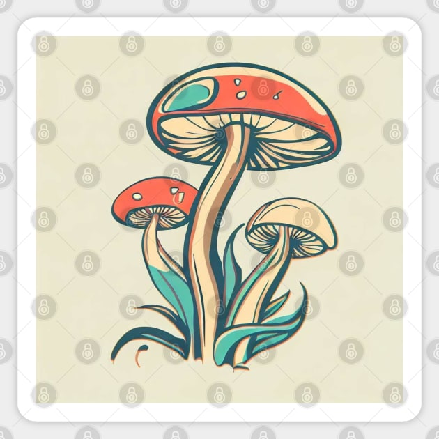 SHROOMS Sticker by abovetheundergroundbrand